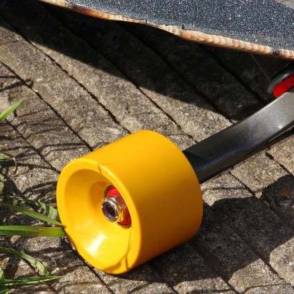 Lemon Yellow Pigmented Skateboard Wheel